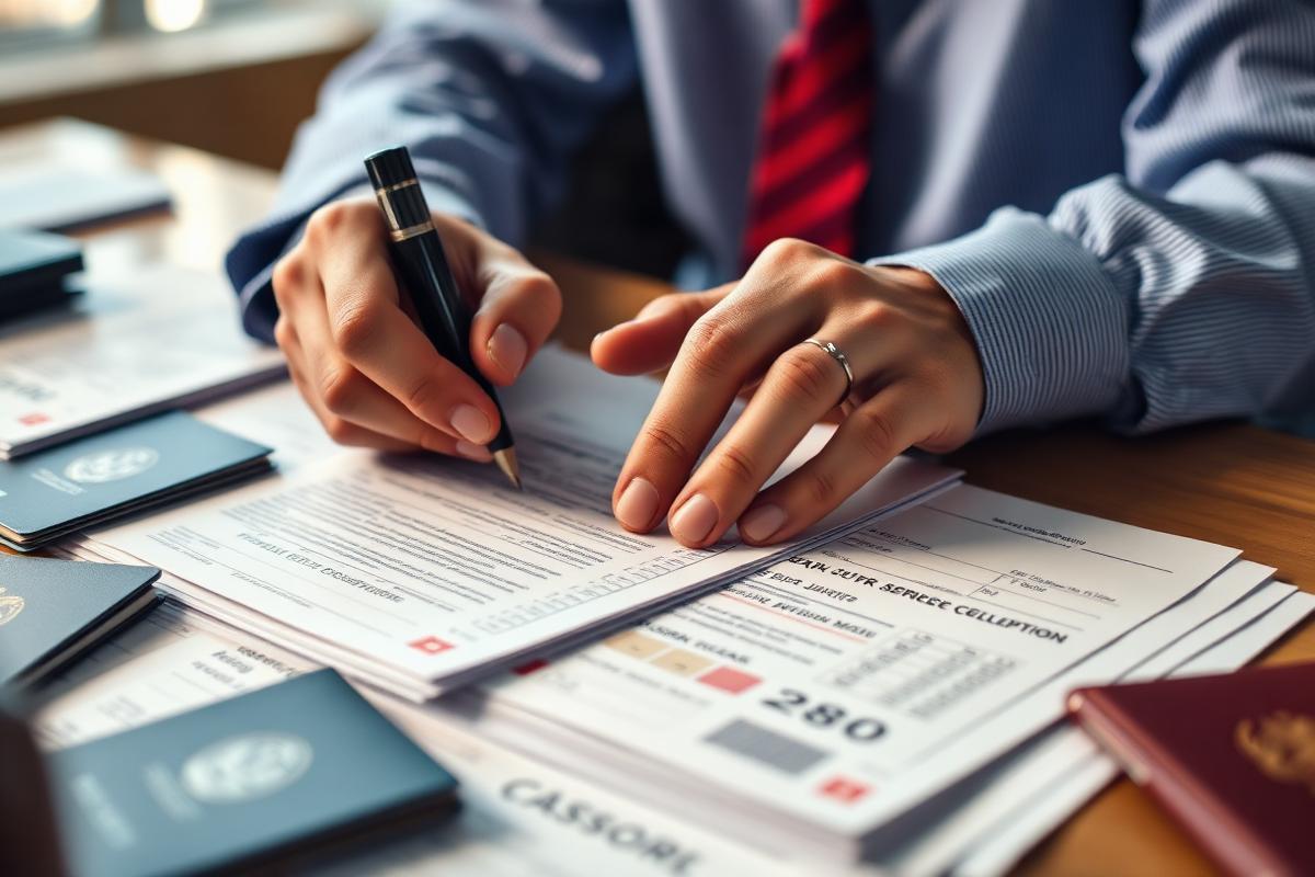 Visa documentation and passport processing