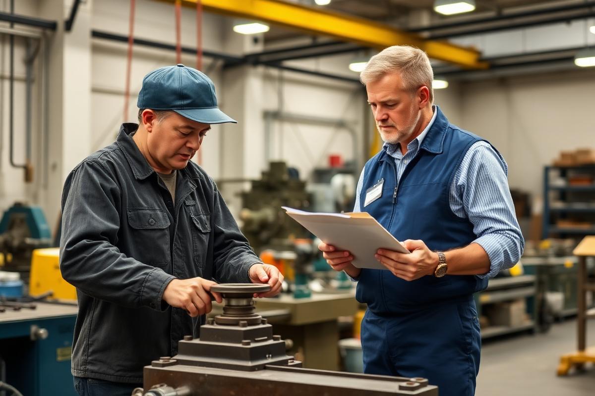 Trade test assessment in a workshop